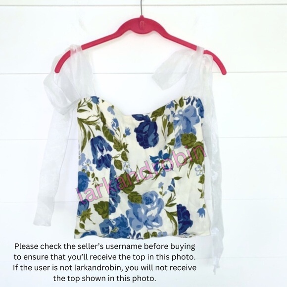 NEW Reformation Zoey Top Lucca 8 - Picture 7 of 17